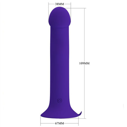 Pretty love - dildo vibrante murray youth e violetto ricaricabile
