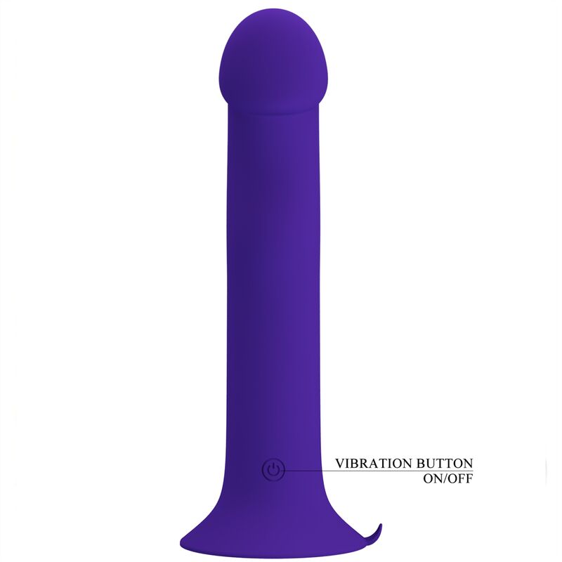 Pretty love - dildo vibrante murray youth e violetto ricaricabile