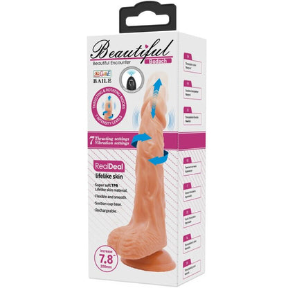 Dance - vibromasseur réaliste avec ventouse télécommandé