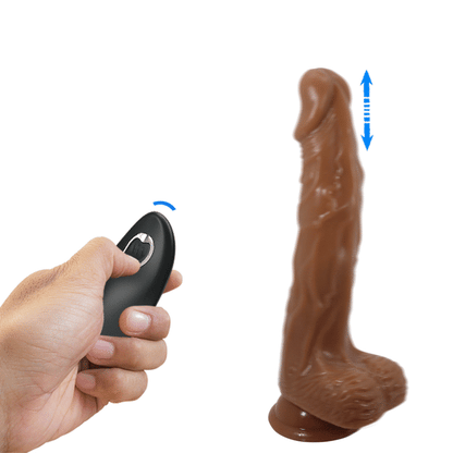 Dance - vibromasseur réaliste avec ventouse télécommandé