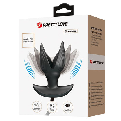 Pretty love - plug anale gonfiabile e ricaricabile