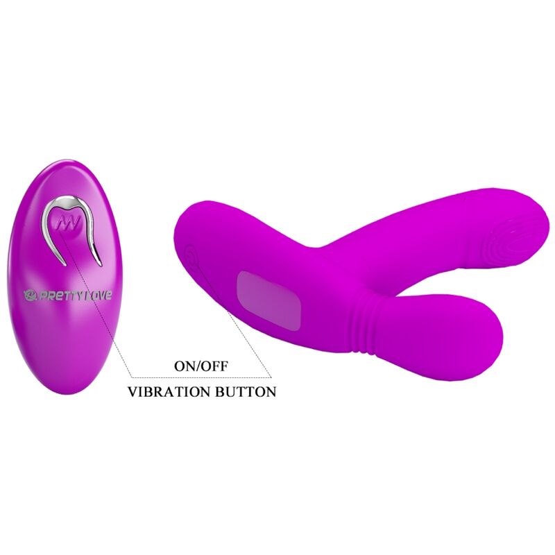 Pretty love - massaggiatore per clitoride geri telecomando rosa