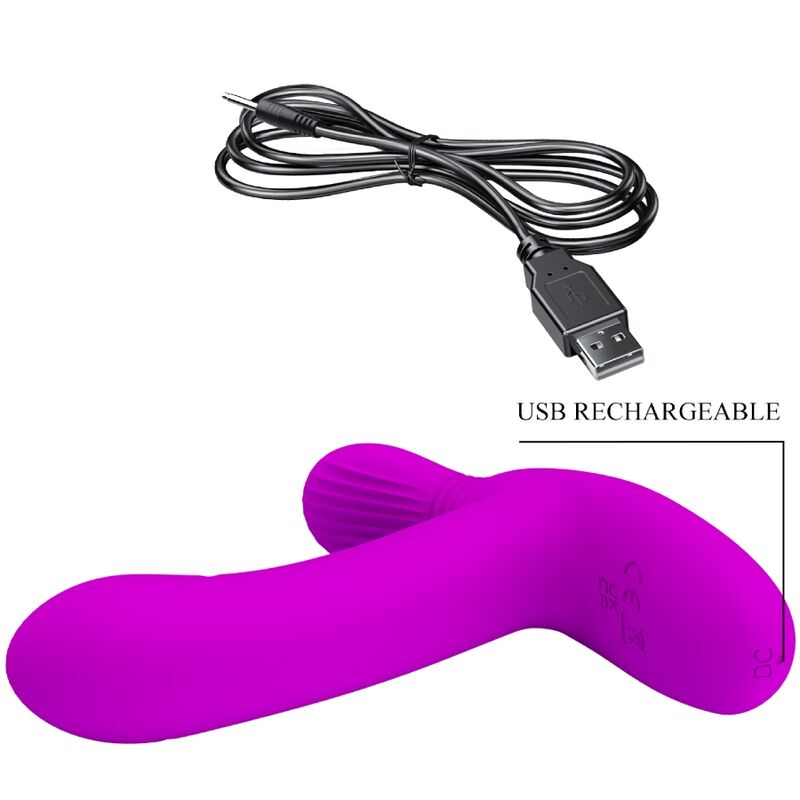 Pretty love - massaggiatore per clitoride geri telecomando rosa