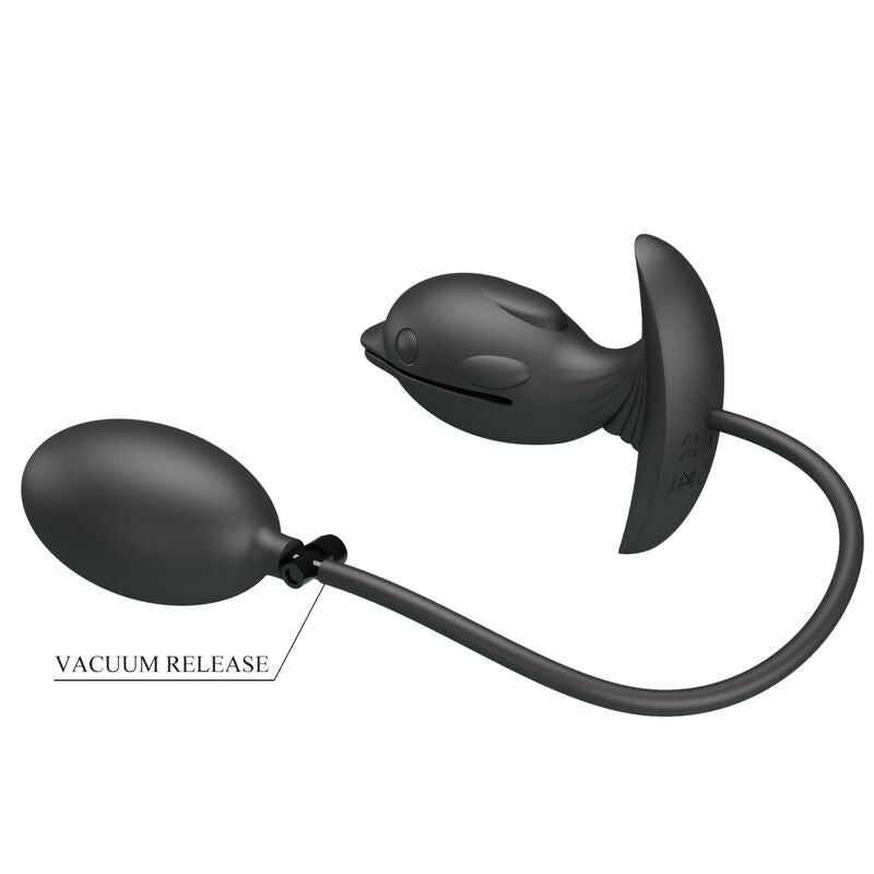 Pretty love - plug anale delfin gonfiabile e ricaricabile