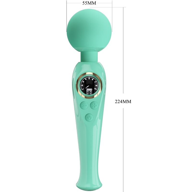 Pretty love - vibromasseur baguette vert skyler
