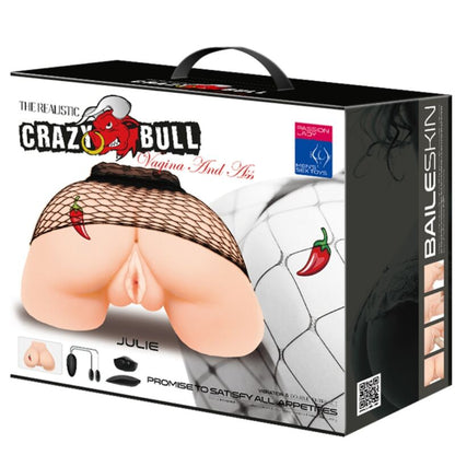 Crazy bull - vagin et anus avec texture réaliste et vibrations