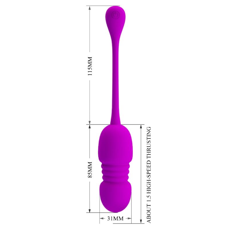 Pretty love - uovo vibrante ricaricabile callie viola