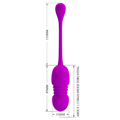 Pretty love - uovo vibrante ricaricabile callie viola