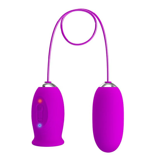 Pretty love - vibratore ricaricabile daisy dual egg viola