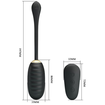 Ovetto Vibrante Pretty Love Royal Pleasure Doreen Huevo Nero