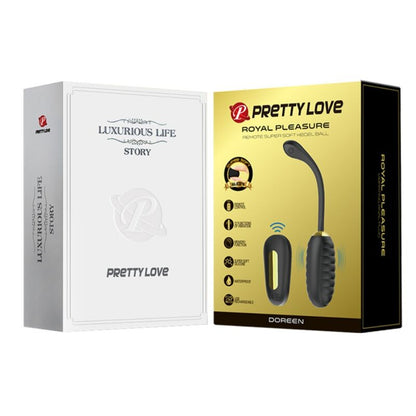 Ovetto Vibrante Pretty Love Royal Pleasure Doreen Huevo Nero