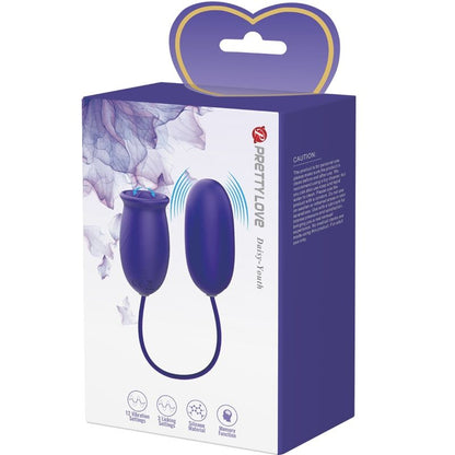 Pretty love - vibratore stimolatore ricaricabile daisy youth violetto