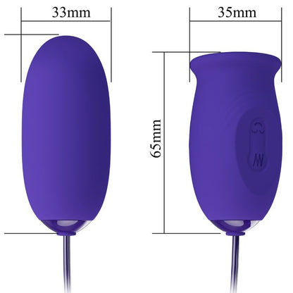 Pretty love - vibratore stimolatore ricaricabile daisy youth violetto