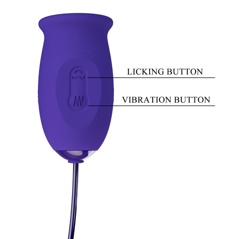 Pretty love - vibratore stimolatore ricaricabile daisy youth violetto