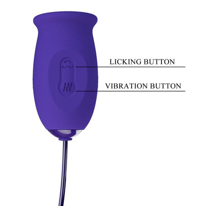 Pretty love - vibratore stimolatore ricaricabile daisy youth violetto