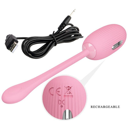 Oeuf vibrant Pretty Love Doreen rose avec appli