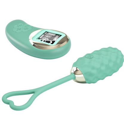 Pretty love - uovo vibrante con telecomando verde vivian