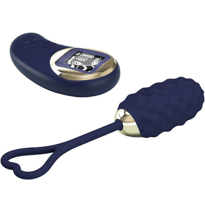 Pretty love - uovo vibrante con telecomando blu vivian