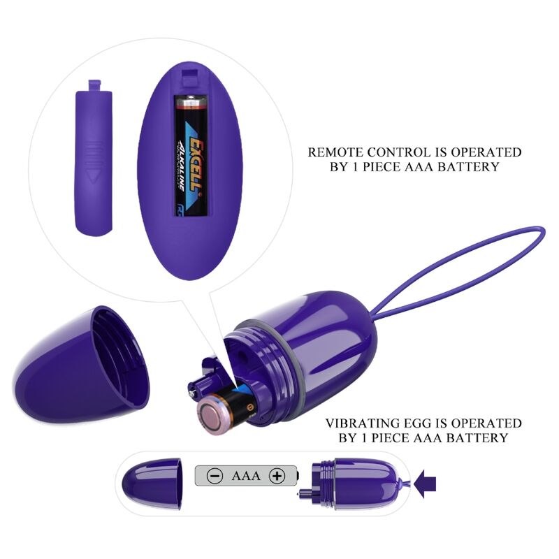 Pretty love - telecomando selkie youth mini uovo vibrante violetto