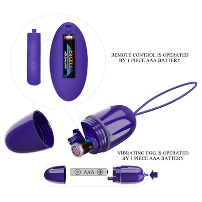 Pretty love - telecomando selkie youth mini uovo vibrante violetto