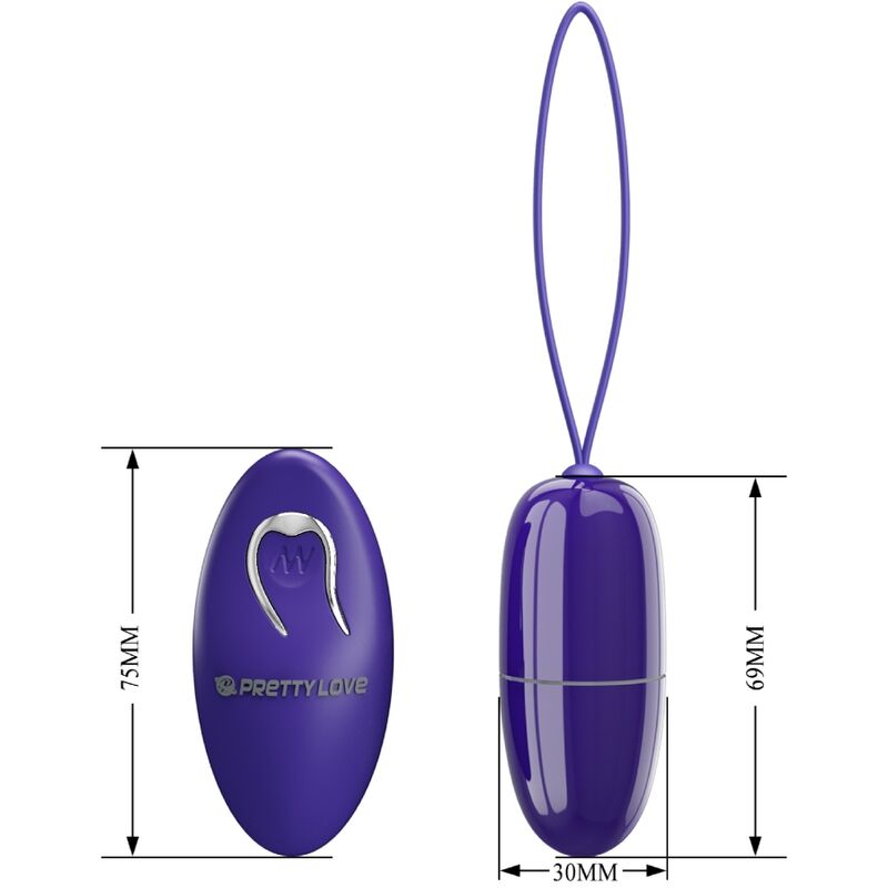 Pretty love - telecomando selkie youth mini uovo vibrante violetto