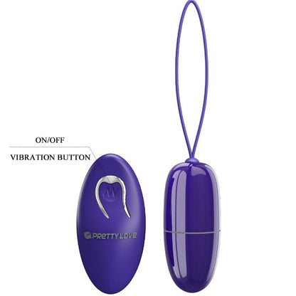 Pretty love - telecomando selkie youth mini uovo vibrante violetto