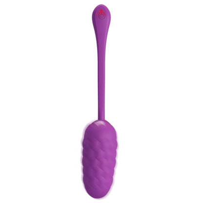 Pretty love - œuf vibrant texturé marin rechargeable violet
