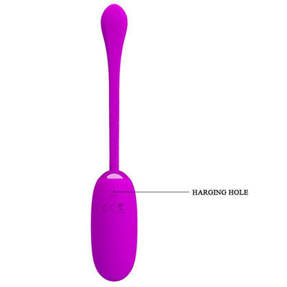 Pretty love - uovo vibrante julius impermeabile-ricaricabile viola