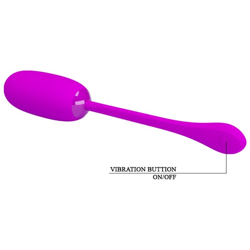 Pretty love - uovo vibrante julius impermeabile-ricaricabile viola