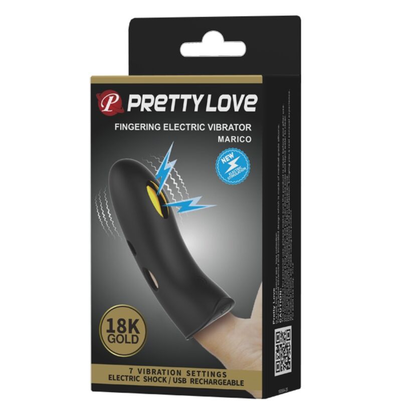 Pretty love - copridita per elettrostimolatore marico nero