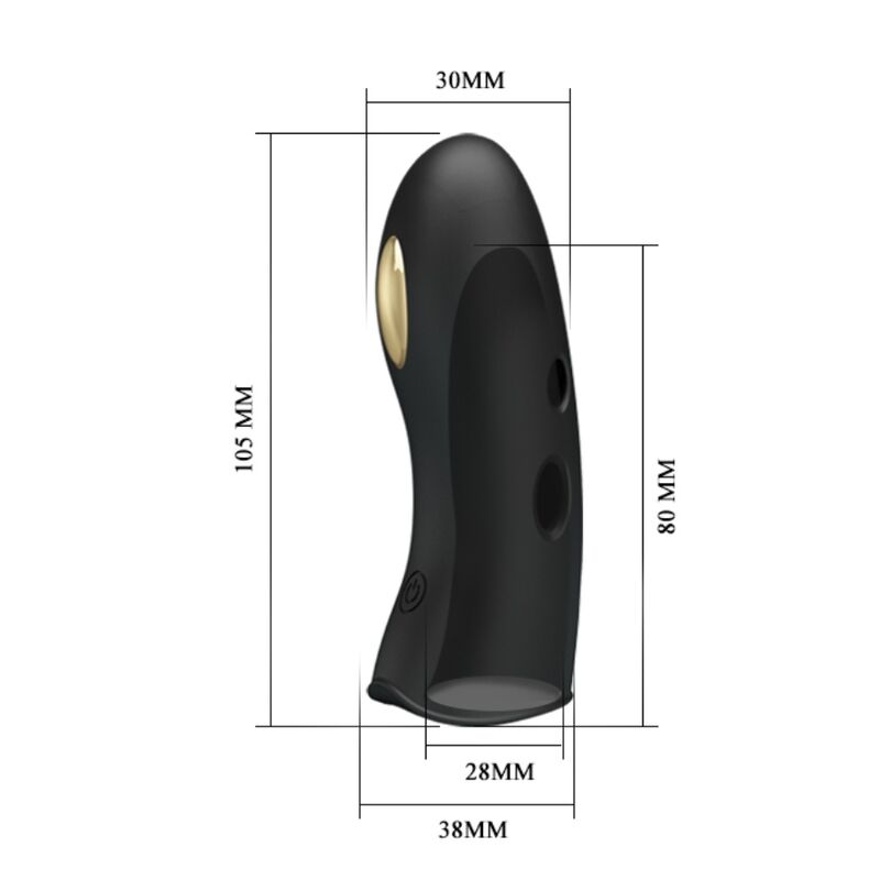 Pretty love - copridita per elettrostimolatore marico nero