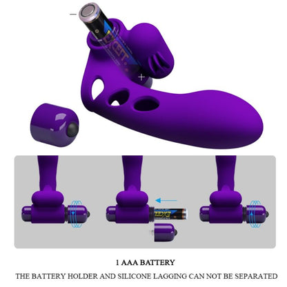 Pretty love - copertura per dita vibratore orlando viola