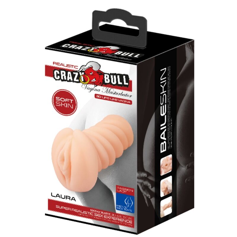 Crazy bull - masturbatore vagina portatile