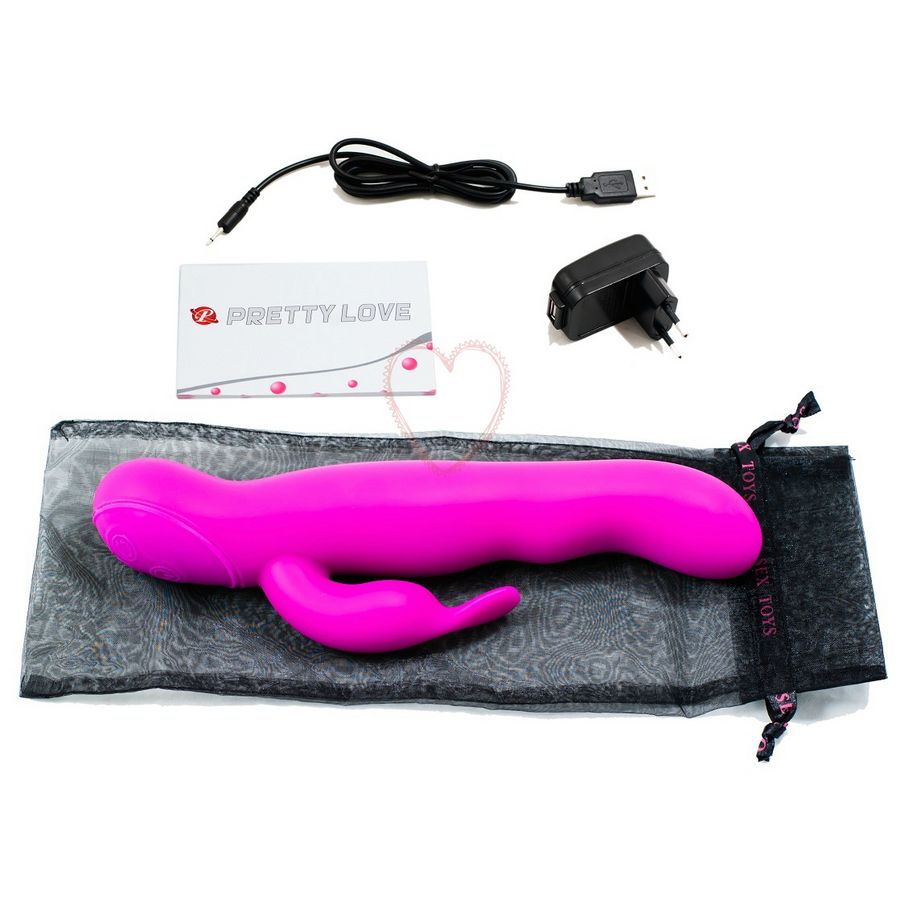 Vibratore Rabbit Pretty Love Mystic Fucsia