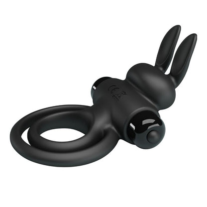 Pretty love - anello vibrator iii rabbit per pene nero
