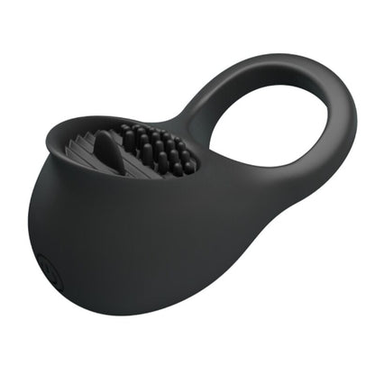 Pretty love - anello vibrante per pene con lingua nera