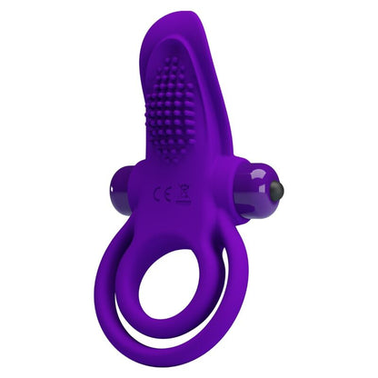 Pretty love - anello vibrante per pene viola