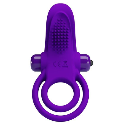 Pretty love - anello vibrante per pene viola