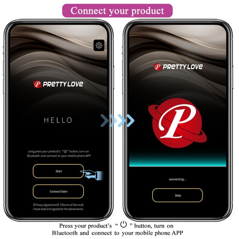 Pretty love - sfere vibranti ricaricabili elvira viola