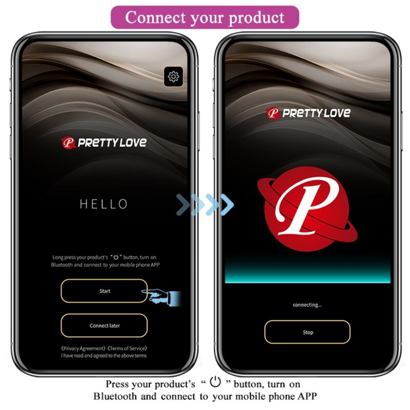 Pretty love - sfere vibranti ricaricabili elvira rosa