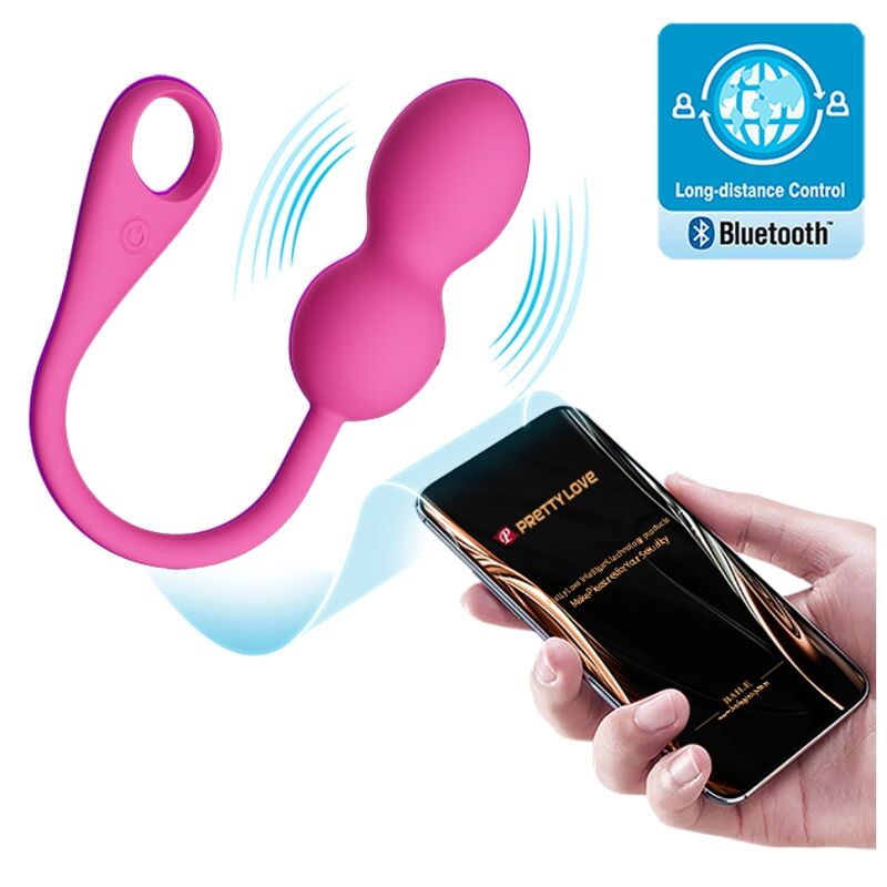 Pretty love - sfere vibranti ricaricabili elvira rosa