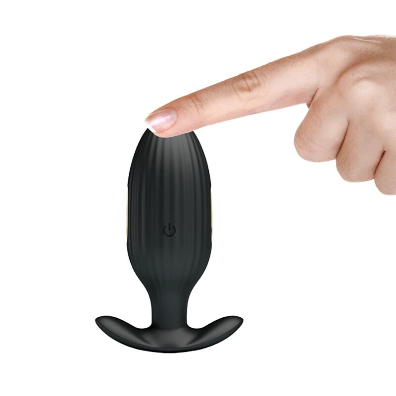 Pretty love - vibratore anale ricaricabile kelly plug nero