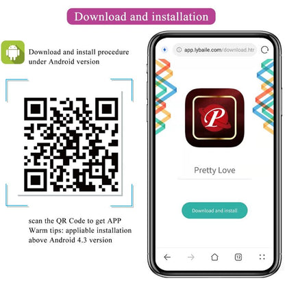 Pretty love - plug anale controllato da app jefferson nero
