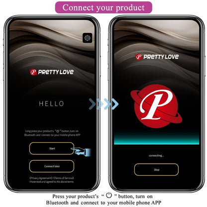 Pretty love - ninfa uovo vibrante app controllato viola