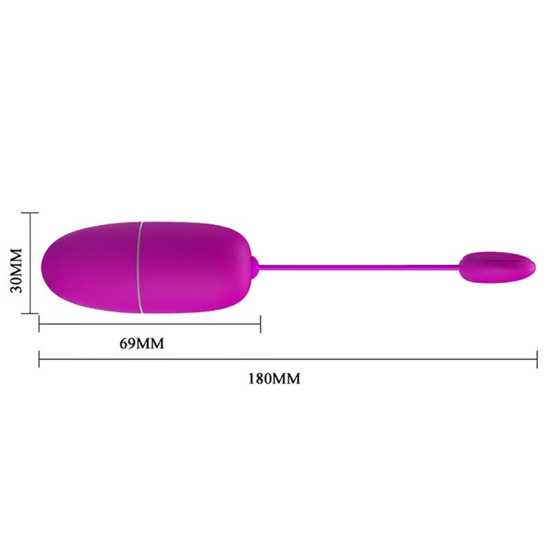 HUEVO VIBRADOR NYMPH CONTROLADO POR APLICACIÓN MORADO
