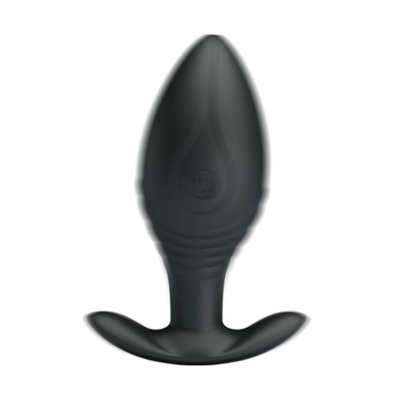 Pretty love - vibratore ricaricabile plug anale regina nero