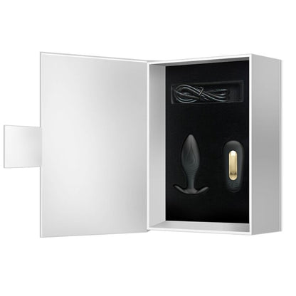Pretty love - vibratore ricaricabile plug anale regina nero
