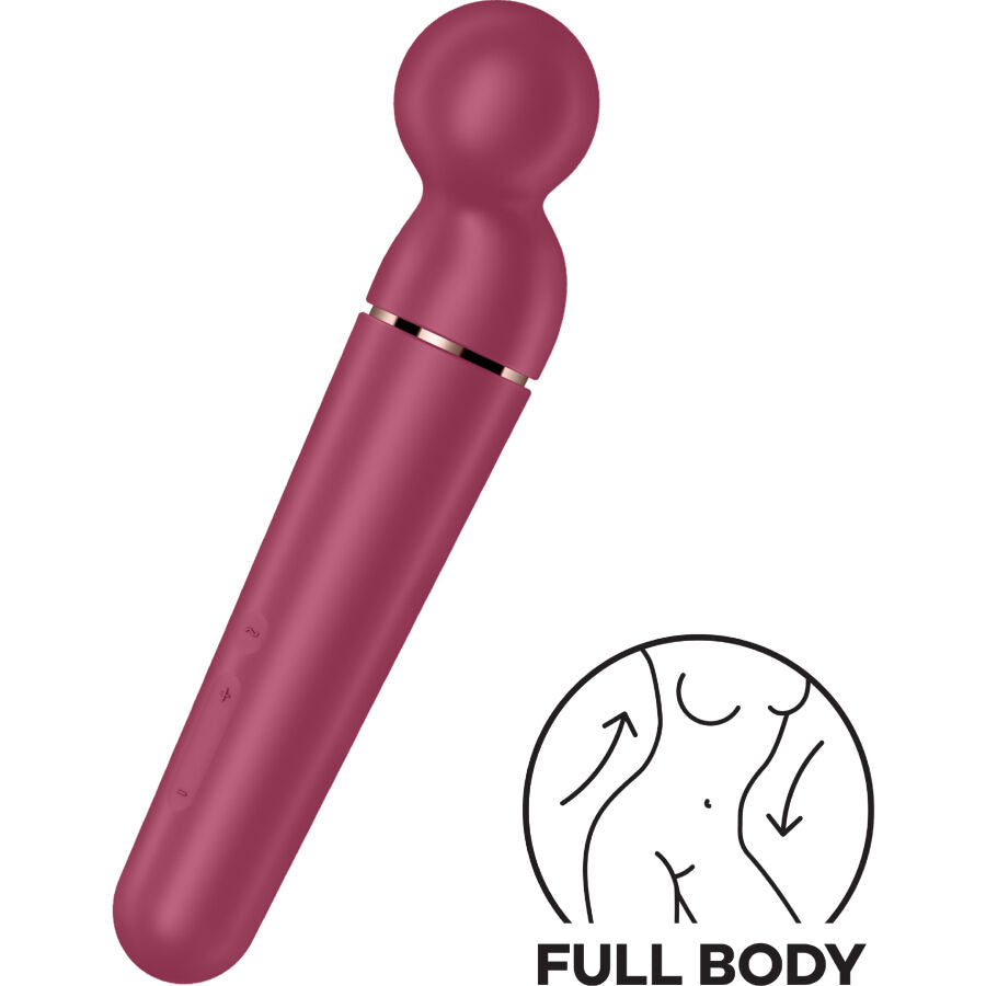 Satisfyer - massaggiatore vibratore planet wand-er berry