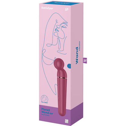 Satisfyer - massaggiatore vibratore planet wand-er berry