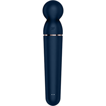 Satisfyer - massaggiatore vibratore planet wand-er blu